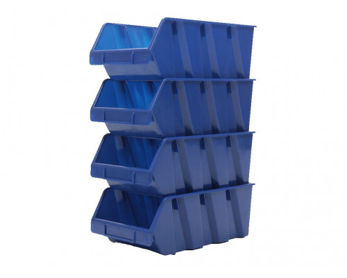 Ящик пластиковый Практик 400x230x150 синий