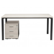 Стол NT 160x70 белое дерево/антрацит
