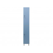 Шкаф для раздевалок WL 12-30 голубой/белый