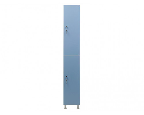 Шкаф для раздевалок WL 12-30 голубой/белый